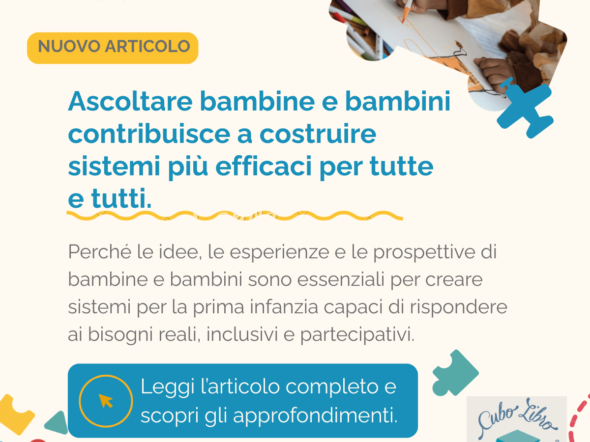 La voce di bambine e bambini migliora le politiche. Siamo pronti ad&nbsp;ascoltarla?